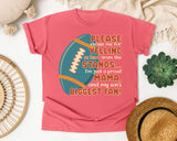 Please Excuse Me For Yelling From The Stands graphic tee in Watermelon