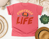 Football Life graphic tee in Watermelon