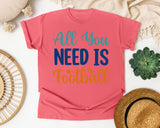 All You Need Is Football graphic tee in Watermelon