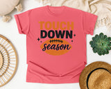 Touch Down Season Distressed graphic tee in Watermelon