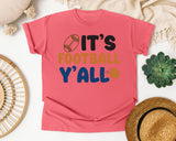 Its Football Yall graphic tee in Watermelon