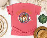 Football Vibes Circle graphic tee in Watermelon