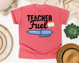 Teacher Fuel Pen graphic tee in Watermelon