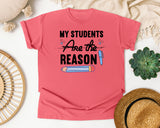 My Students Are The Reason Pencil graphic tee in Watermelon