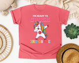 Im Ready To Crush 3rd Grade Unicorn graphic tee in Watermelon
