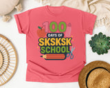 100 Days Of Sksksk School graphic tee in Watermelon