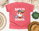 Back To School Goose Soccer graphic tee in Watermelon