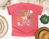 Bruh We Back Bow graphic tee in Watermelon