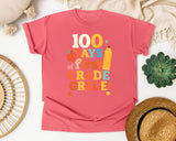 100 Days Of First Grade graphic tee in Watermelon