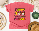 Happy 100 Days Of School Scissors graphic tee in Watermelon
