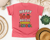 Happy 100 Days Of School Apples graphic tee in Watermelon