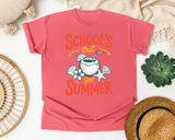 School's Out For Summer graphic tee in Watermelon