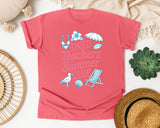 Tired Teachers Summer Club graphic tee in Watermelon