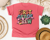 First Grade Crew graphic tee in Watermelon