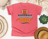 Football Dad Orange graphic tee in Watermelon