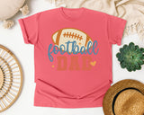 Football Dad Orange 2 graphic tee in Watermelon