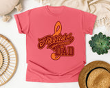 Terriers Marching Band Dad graphic tee in Watermelon