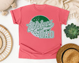 Wolves Golf Dad graphic tee in Watermelon
