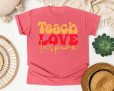 Teach Love Inspire Retro graphic tee in Watermelon
