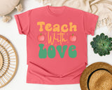Teach With Love graphic tee in Watermelon
