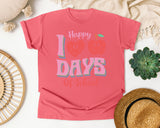 Happy 100 Days Of School Graphic Tee graphic tee in Watermelon