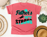 Fathers Are Strong White 2 graphic tee in Watermelon