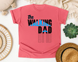 The Walking Dad White 2 graphic tee in Watermelon