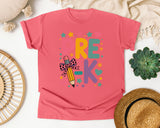Pre-K Pencil Bow Graphic Tee graphic tee in Watermelon