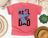 Reel Cool Dad White 5 graphic tee in Watermelon
