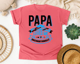 Papa The Only Man Who Loves Me Unconditionally White 2 graphic tee in Watermelon