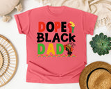 Dope Black Dad White 2 graphic tee in Watermelon