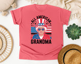 All American Grandma Grey graphic tee in Watermelon