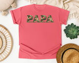 Papa Camo graphic tee in Watermelon