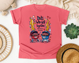 Dads Who Grill Together Stay Rare Together Grey 2 graphic tee in Watermelon