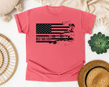Best Dad Ever Black graphic tee in Watermelon