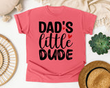 Dad's Little Dude graphic tee in Watermelon
