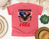Freedom Is Not Free Black 2 graphic tee in Watermelon