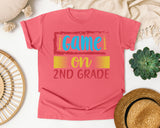 Game On 2nd Grade Red graphic tee in Watermelon