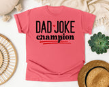 Dad Joke Champion graphic tee in Watermelon