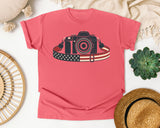 Patriotic Camera Strap graphic tee in Watermelon