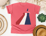 Patriotic Paint Roller graphic tee in Watermelon