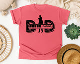 Dad Loading White graphic tee in Watermelon