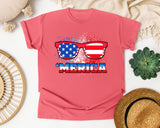 Merica Red graphic tee in Watermelon