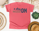 Papa Mode On Grey graphic tee in Watermelon