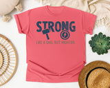 Strong Like A Dad But Mightier Navy graphic tee in Watermelon
