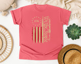 1776 We The People graphic tee in Watermelon
