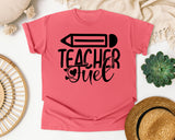 Teacher Fuel graphic tee in Watermelon