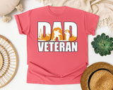 Dad Veteran graphic tee in Watermelon