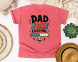 Dad Joke Loading Black graphic tee in Watermelon