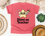 Shine On Teacher graphic tee in Watermelon